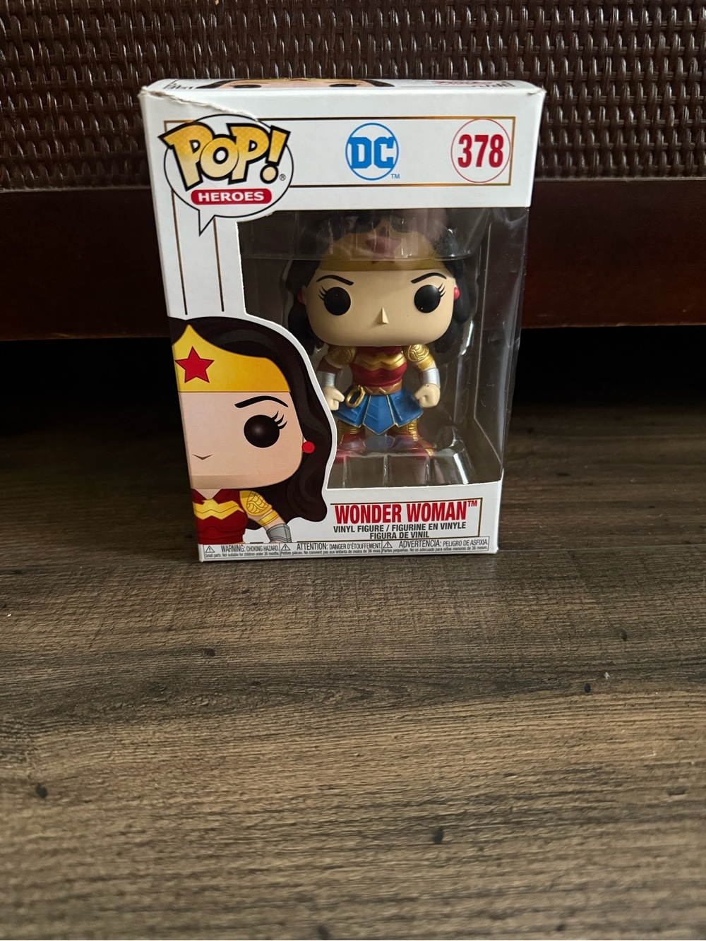 Funko Heroes Wonder Woman Vinyl Figure - Red, Blue, Gold